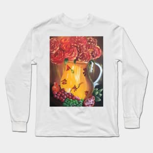 Vase of Roses Long Sleeve T-Shirt